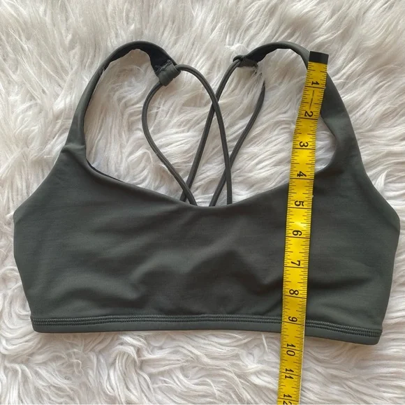 Lululemon Free to Be Bra Women’s Size 6 Camo Olive Forest Green - Picture 6 of 9